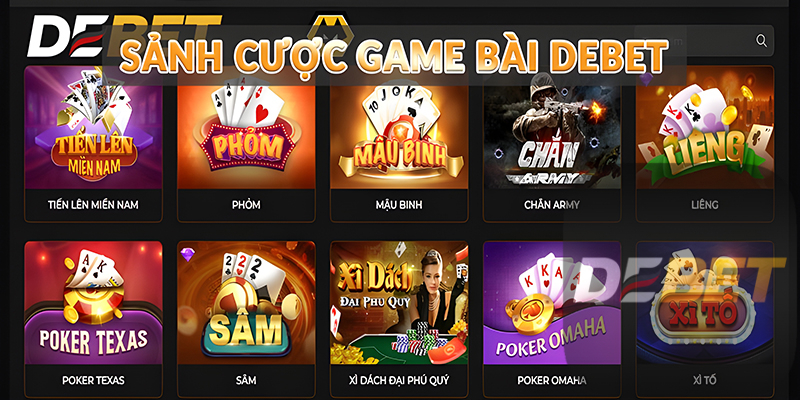Game Bài Debet - Chinh phục vũ trụ bài Tây 1 Sảnh cược Game Bài Debet